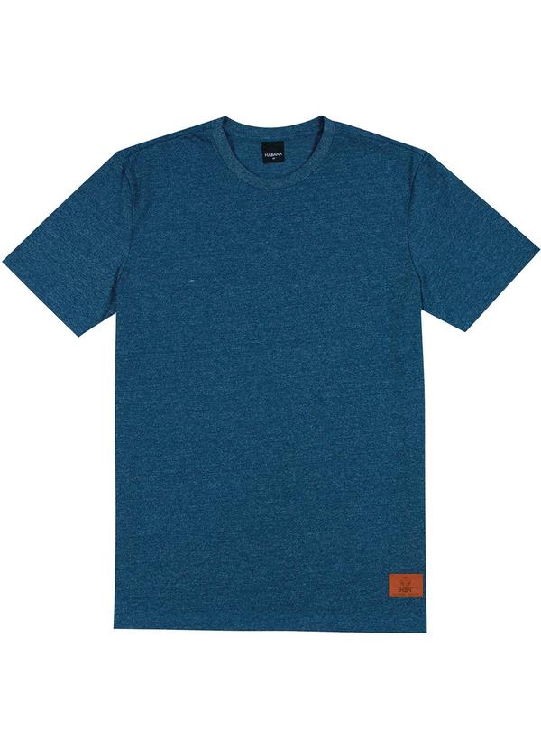 Habana - Camiseta Masculina Básica Azul