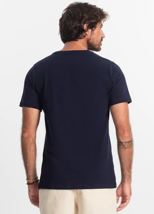 Diametro - Camiseta Masculina Basica Azul - DIAMETRO