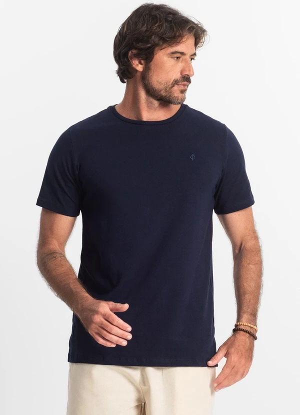 Diametro - Camiseta Masculina Basica Azul