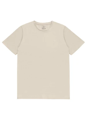 Diametro - Camiseta Masculina Basica Bege - DIAMETRO