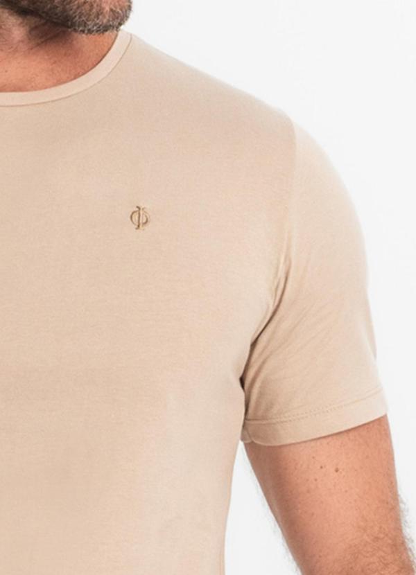 Diametro - Camiseta Masculina Basica Bege 5