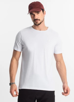 Diametro - Camiseta Masculina Basica Branco - DIAMETRO