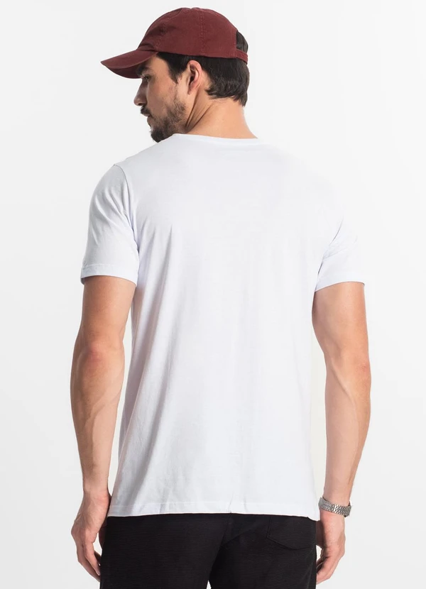 Diametro - Camiseta Masculina Basica Branco 2