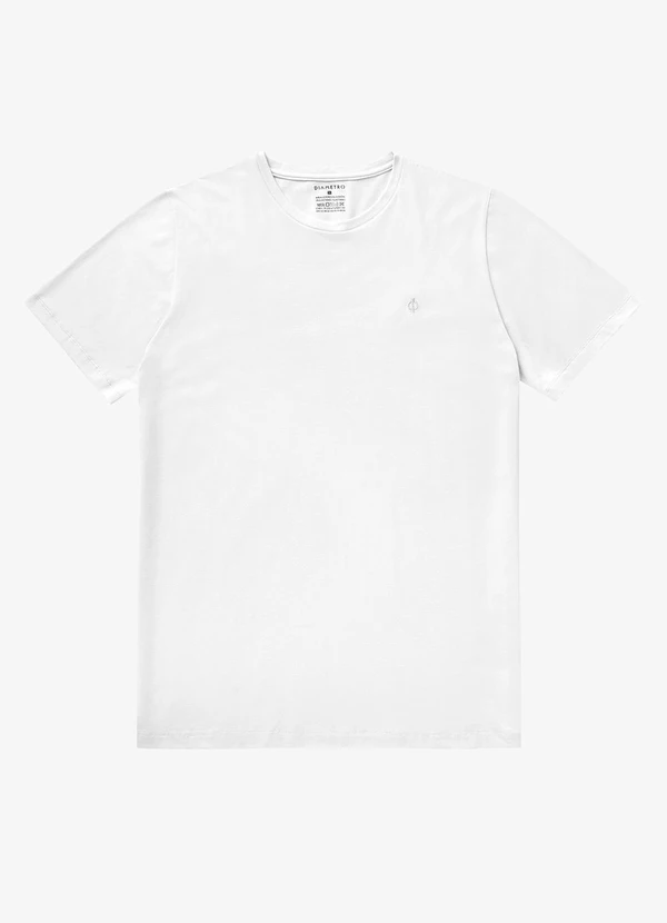 Diametro - Camiseta Masculina Basica Branco 5
