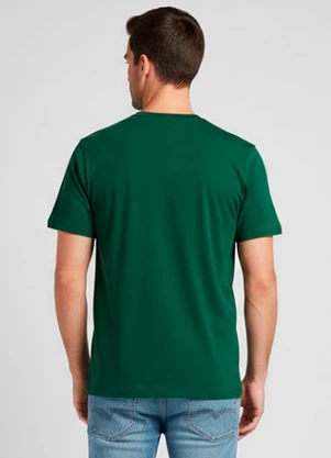 Rovitex - Camiseta Masculina Básica com Gola Redonda Verde - ROVITEX