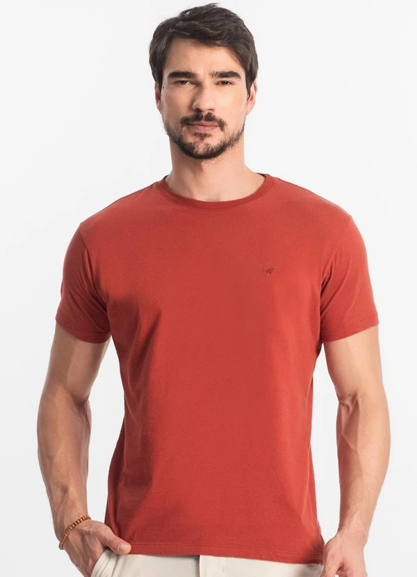 Select - Camiseta Masculina Básica Laranja