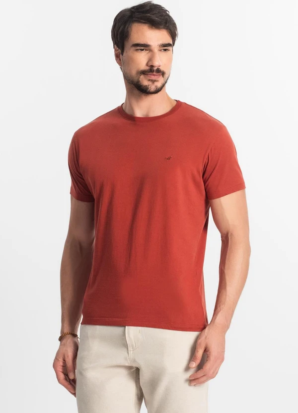Select - Camiseta Masculina Básica Laranja 3