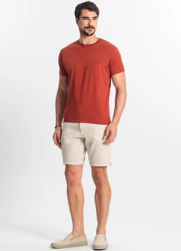 Select - Camiseta Masculina Básica Laranja 4