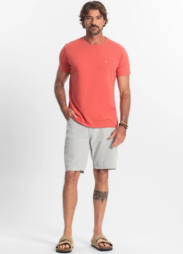 Select - Camiseta Masculina Básica Laranja 4