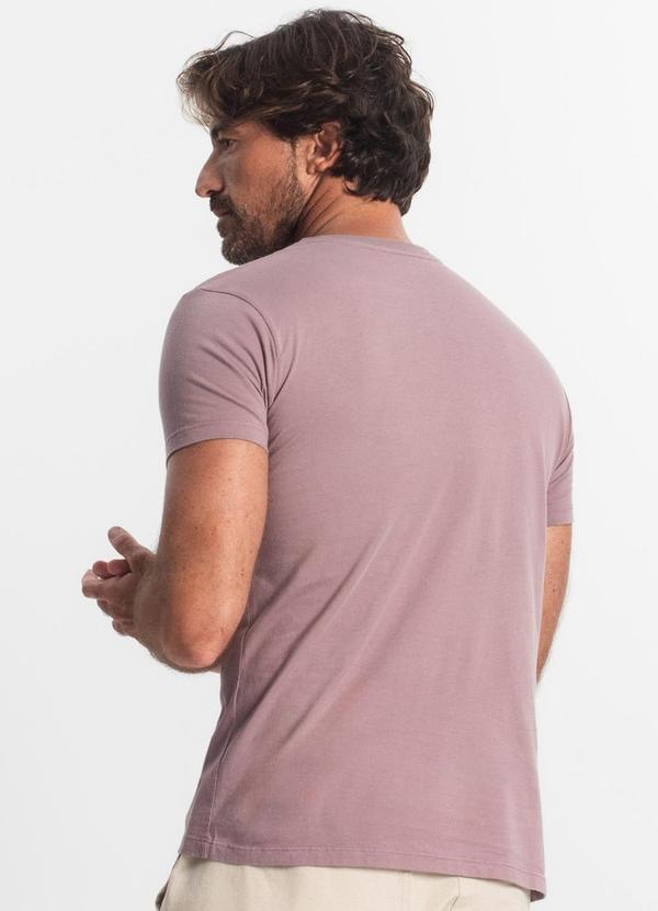 Select - Camiseta Masculina Básica Lilás 2