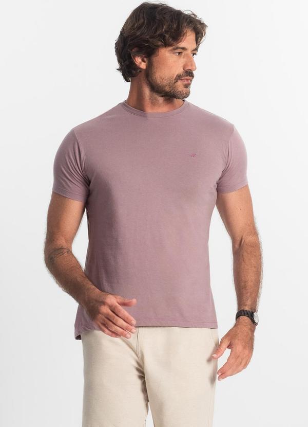 Select - Camiseta Masculina Básica Lilás 3