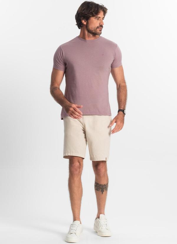 Select - Camiseta Masculina Básica Lilás 4