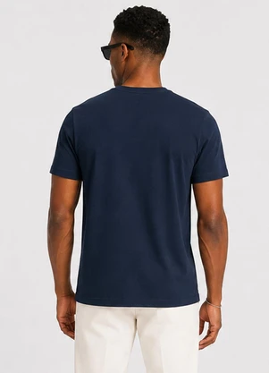 Select - Camiseta Masculina Básica Manga Curta Azul - SELECT