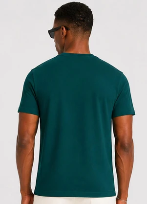 Select - Camiseta Masculina Básica Manga Curta Verde - SELECT