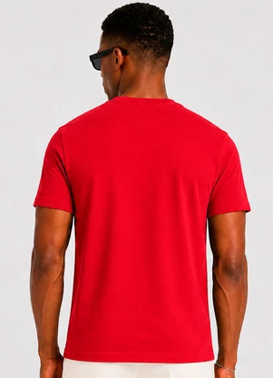 Select - Camiseta Masculina Básica Manga Curta Vermelho - SELECT
