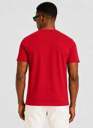 Select - Camiseta Masculina Básica Manga Curta Vermelho - SELECT
