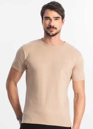 Select - Camiseta Masculina Básica Marrom - SELECT