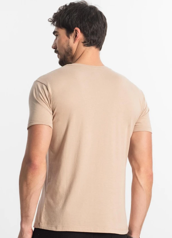 Select - Camiseta Masculina Básica Marrom 2