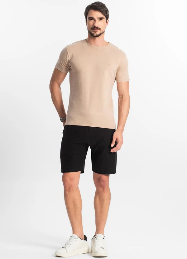 Select - Camiseta Masculina Básica Marrom 4