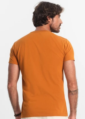 Select - Camiseta Masculina Básica Marrom - SELECT