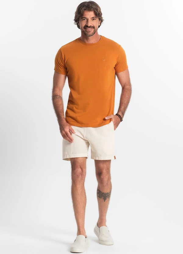 Select - Camiseta Masculina Básica Marrom 4