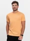 Diametro - Camiseta Masculina Básica Meia Malha Preto - variação: Laranja