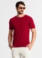 Diametro - Camiseta Masculina Básica Meia Malha Marrom - variação: Vermelho