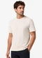 Diametro - Camiseta Masculina Básica Pique Bege - variação: Bege