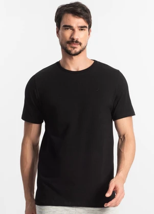 Diametro - Camiseta Masculina Basica Preto - DIAMETRO