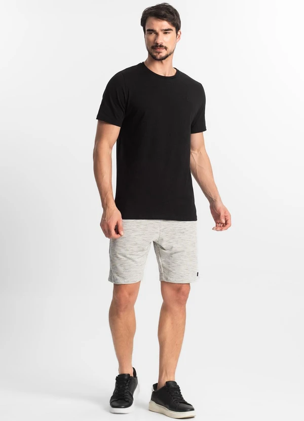 Diametro - Camiseta Masculina Basica Preto 3