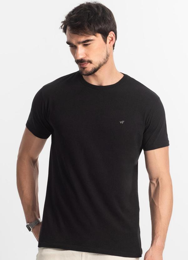 Select - Camiseta Masculina Básica Preto