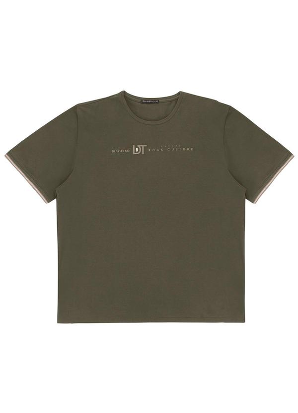 Diametro - Camiseta Masculina Básica Verde
