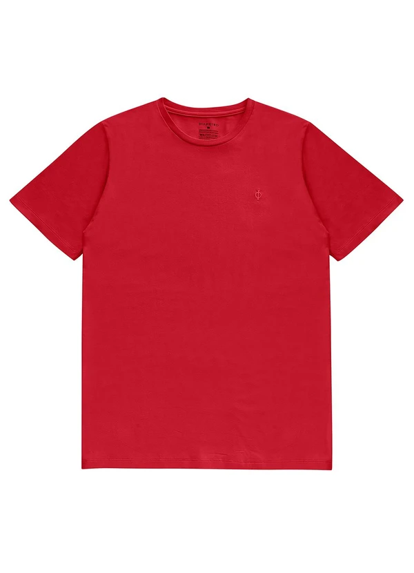 Diametro - Camiseta Masculina Basica Vermelho