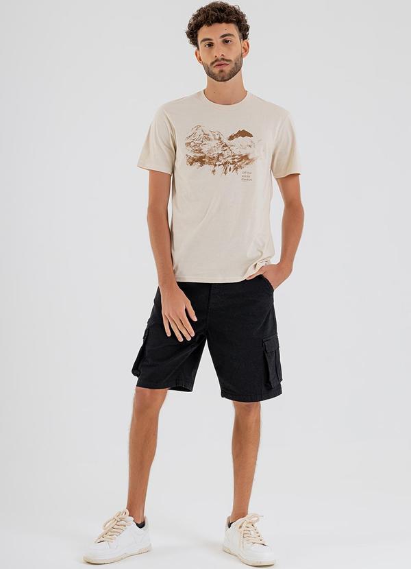 The Philippines - Camiseta Masculina Bege 3