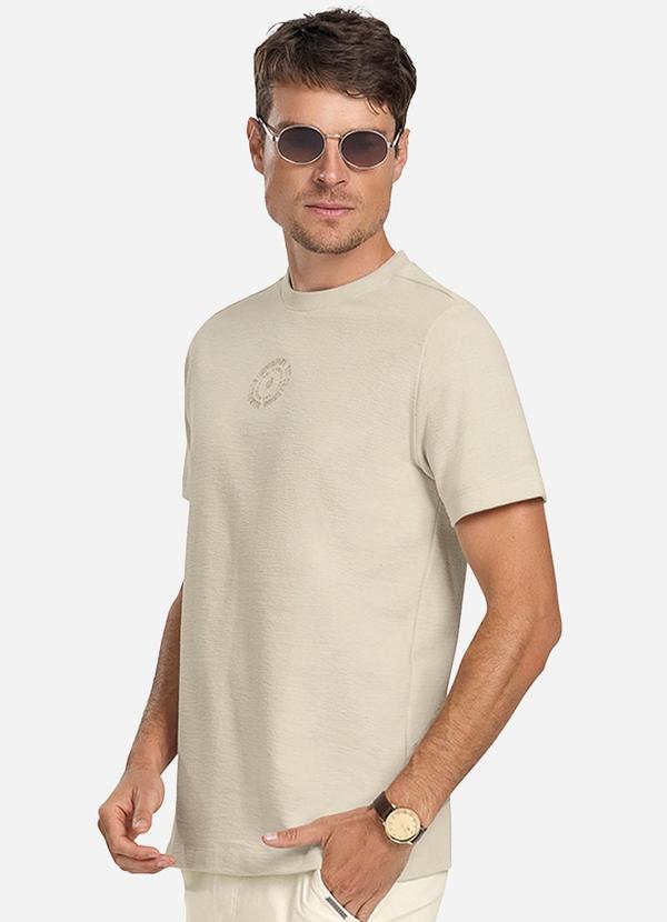 Diametro - Camiseta Masculina Bege