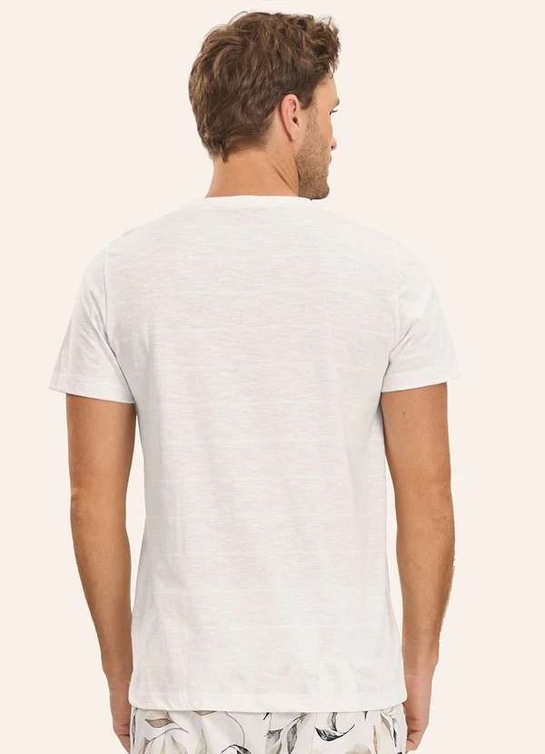 Diametro - Camiseta Masculina Bege 2