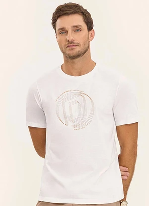 Diametro - Camiseta Masculina Bege - DIAMETRO