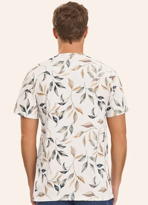 Diametro - Camiseta Masculina Bege 2