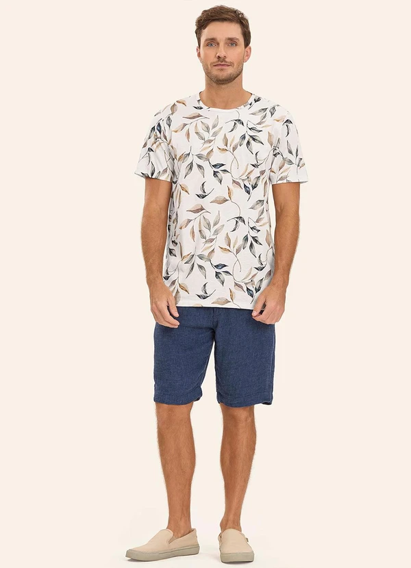 Diametro - Camiseta Masculina Bege 3