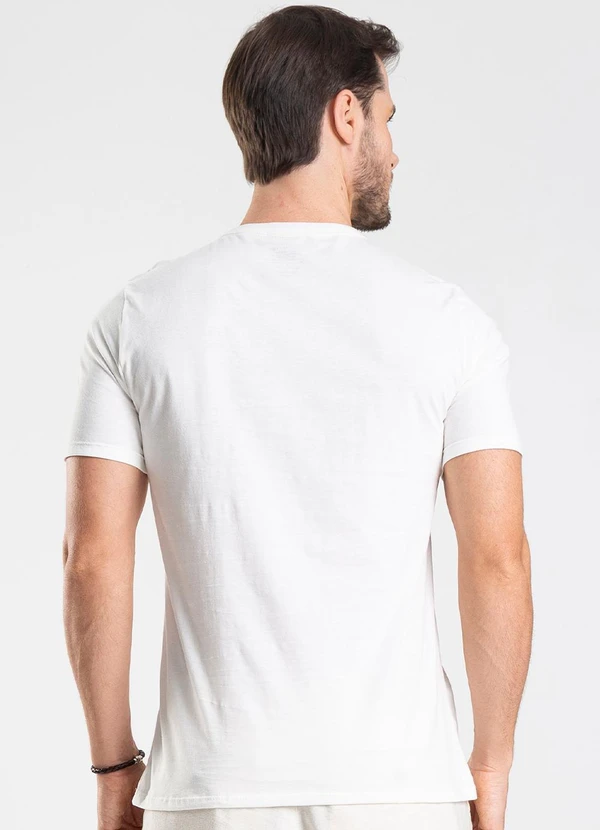 Diametro - Camiseta Masculina Bege 2