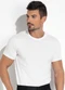 Basicamente - Camiseta Masculina Branca com Mangas Curtas - variação: Branca