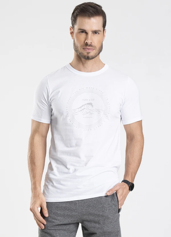 Diametro - Camiseta Masculina Branco 4