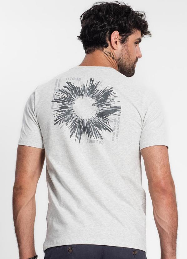 Diametro - Camiseta Masculina Cinza 2