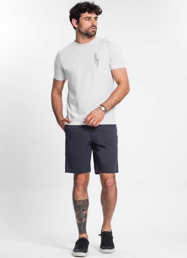 Diametro - Camiseta Masculina Cinza 3