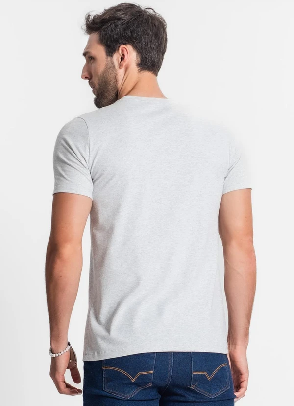 Diametro - Camiseta Masculina Cinza 2