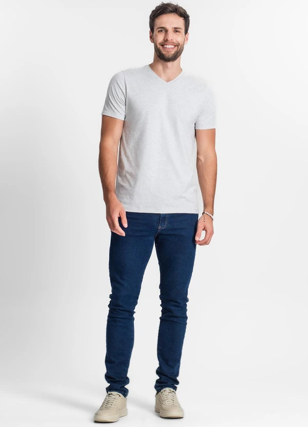 Diametro - Camiseta Masculina Cinza 3
