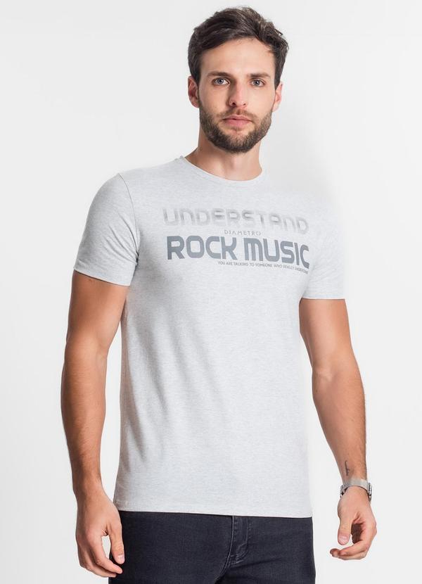 Rovitex - Camiseta Masculina Cinza