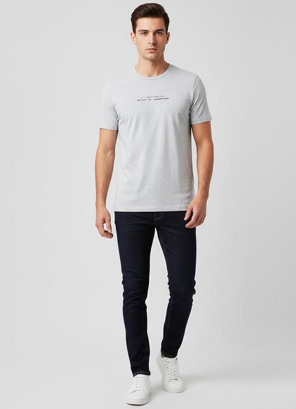 Select - Camiseta Masculina Cinza 3