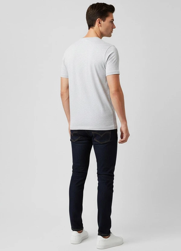 Select - Camiseta Masculina Cinza 4