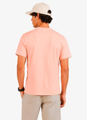 Minty - Camiseta Masculina com Cadarço Decorativo Rosa - MINTY